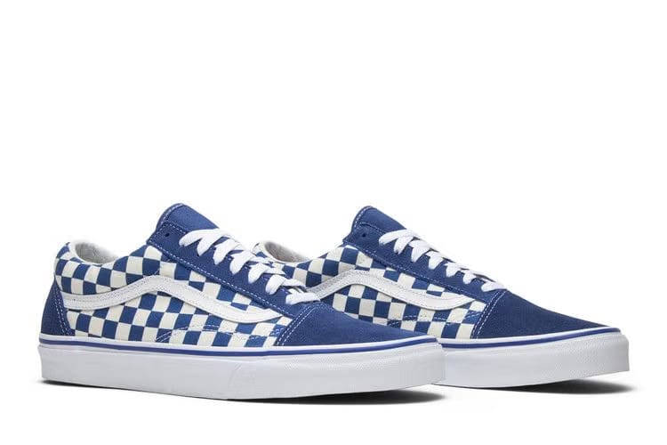 Vans Old Skool Blue Checkerboard