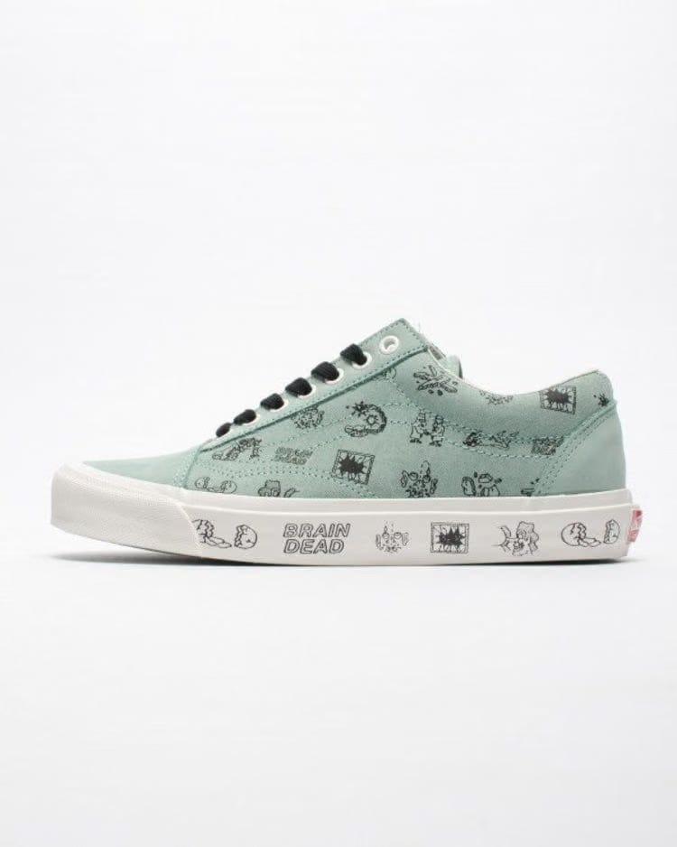 Vans Brain Dead x Old Skool LX Granite Green