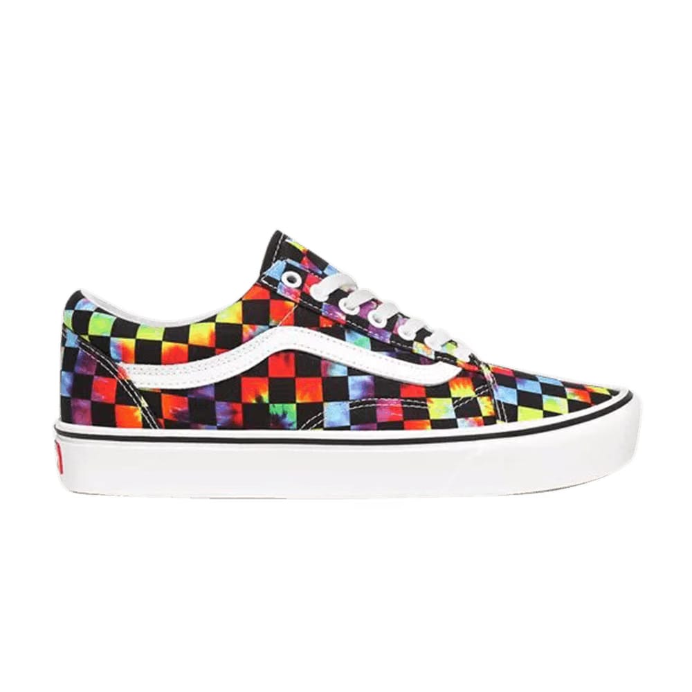 Vans Comfycush Old Skool Tie-Dye Checker