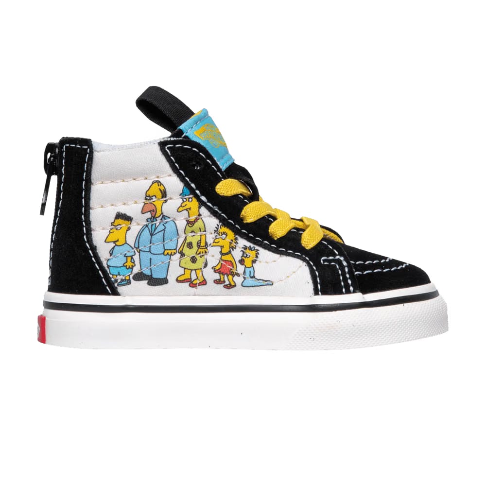 The Simpsons x Vans Sk8-Hi Zip Kids Simpsons Family 1987-2020