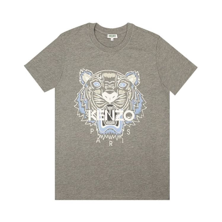 Kenzo Classic Tiger Shorts-Sleeve T-Shirt Grey