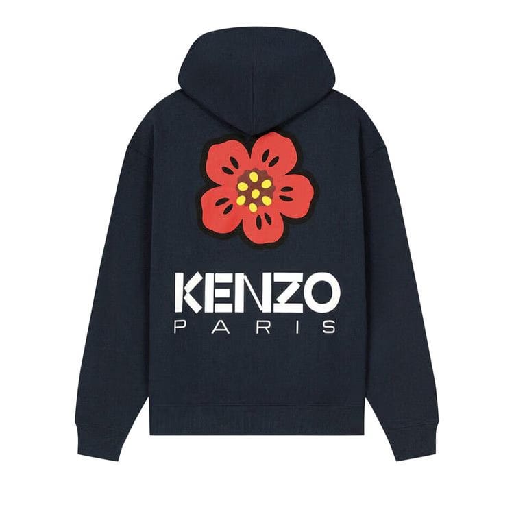 Kenzo Boke Flower Hoodie Midnight Blue