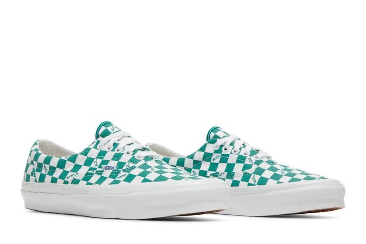 Vans OG Era LX Checkerboard Logo - Cadmium Green