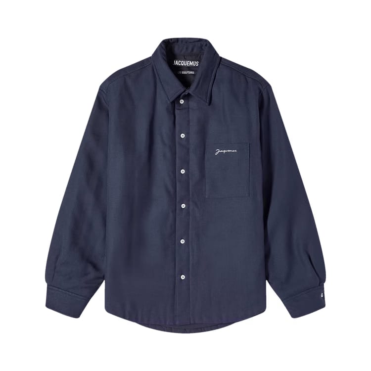 Jacquemus Boulanger Shirt Jacket Dark Navy