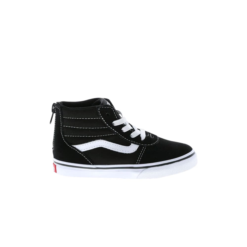 Vans Ward High Zip Toddler Black White