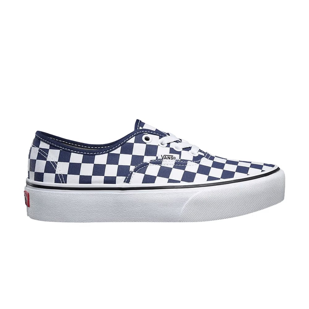 Vans Authentic Platform 2.0 Checkerboard - Medieval Blue