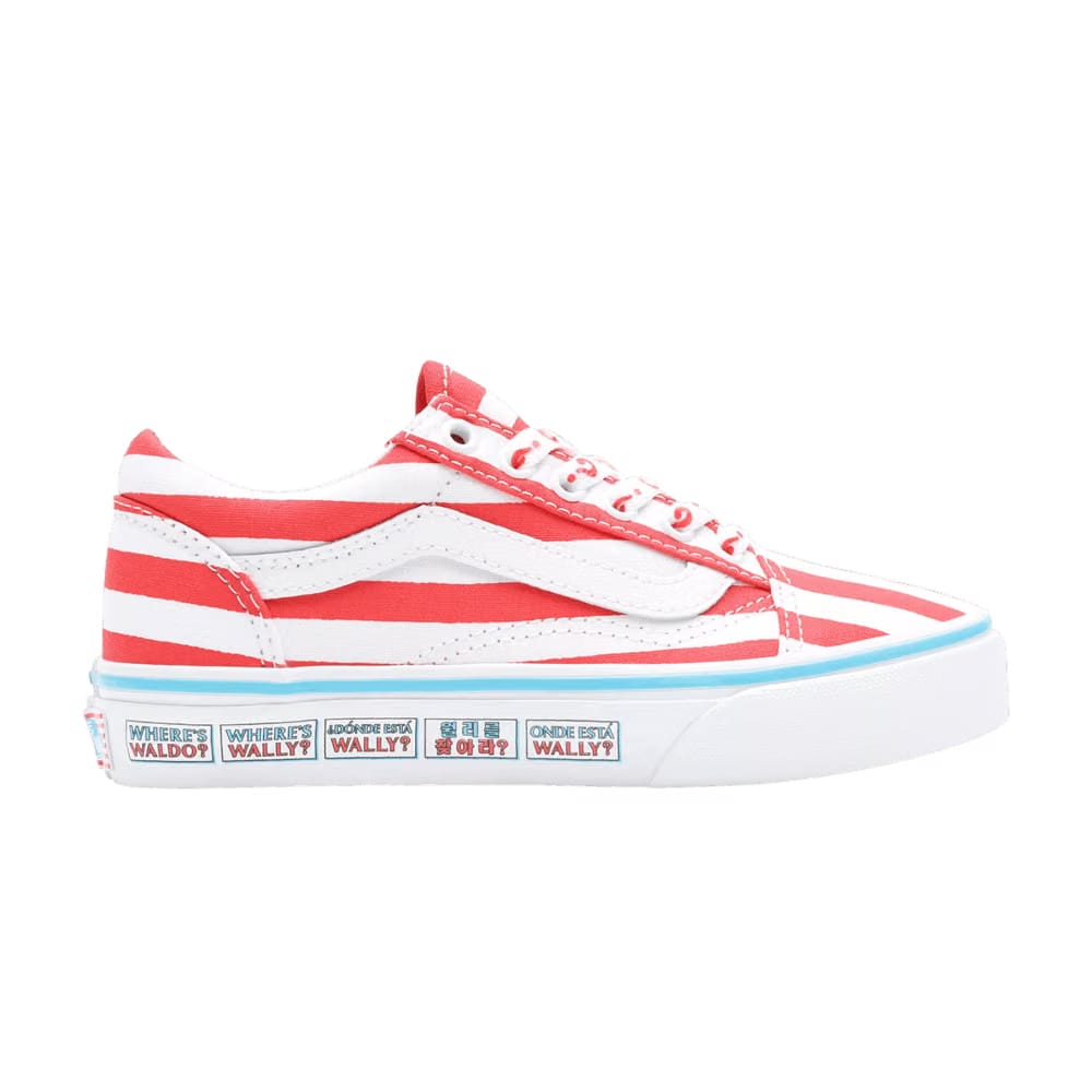 Where's Waldo? x Vans Old Skool Kids International Stripes