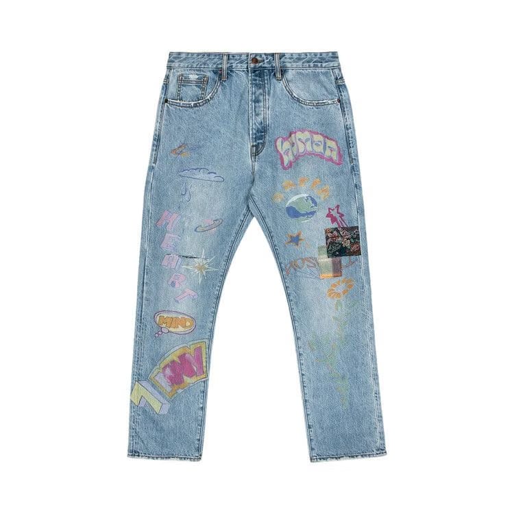 Billionaire Boys Club 7 Mny Heart Fit Jeans Stellar Medium