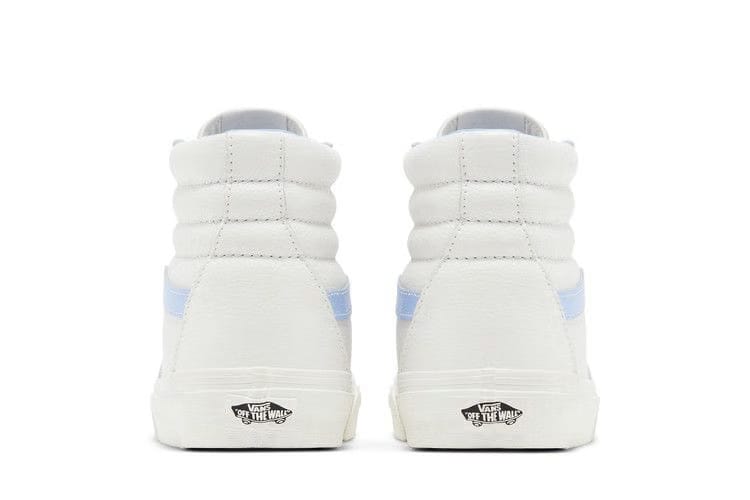 Vans Sk8-Hi Vintage Leather Blanc de Blanc Blue
