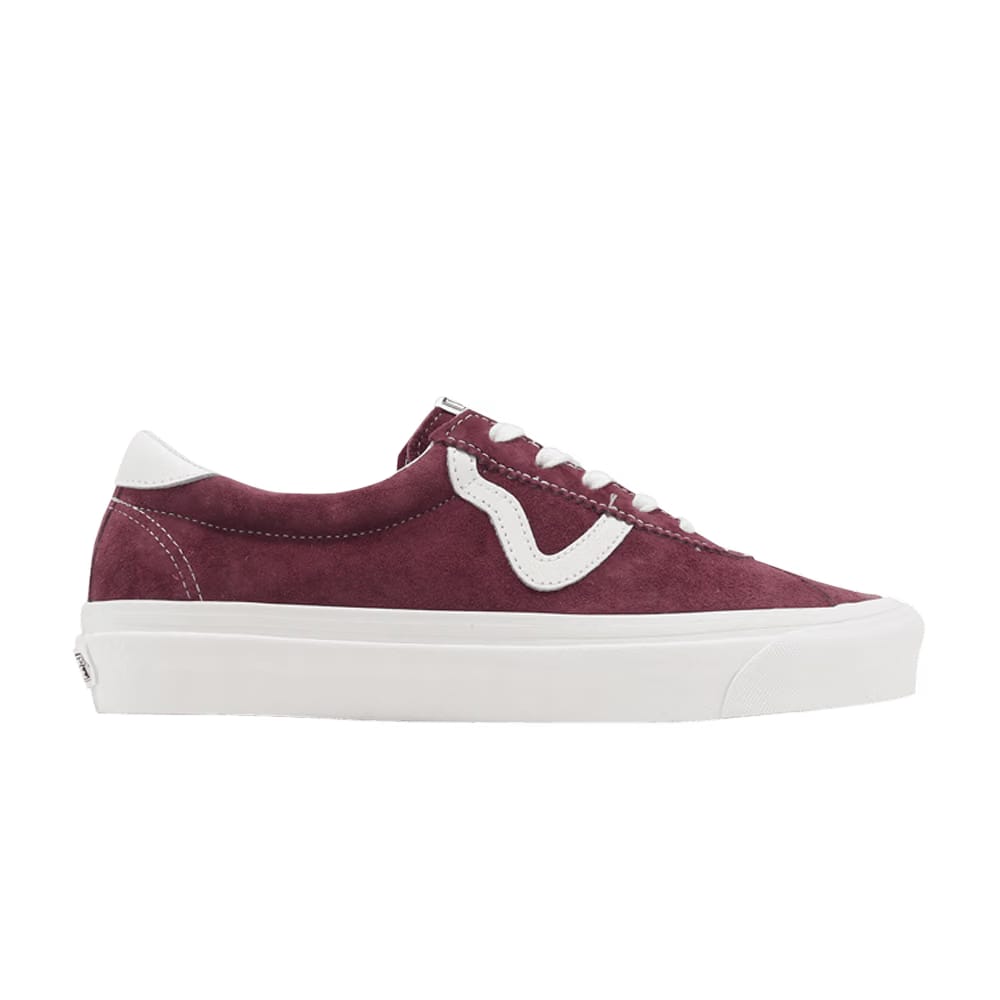 Vans Style 73 DX Pig Suede - Burgundy White