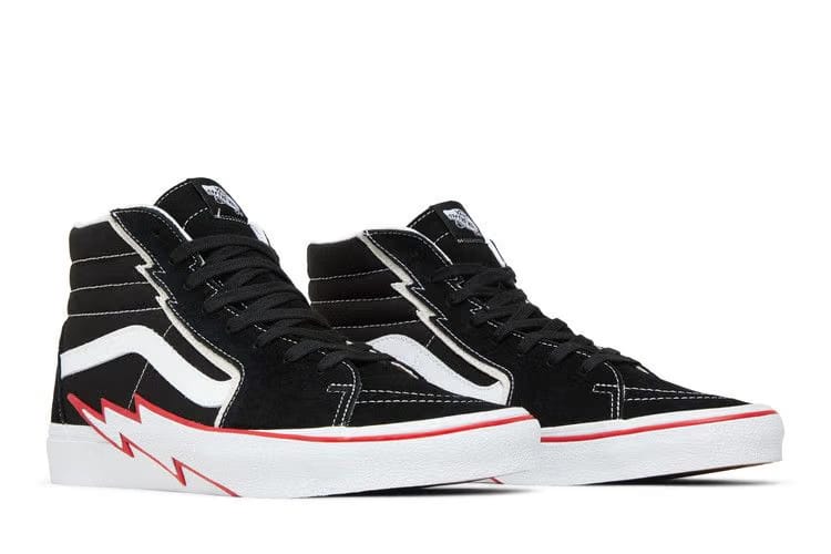 Vans Sk8-Hi Bolt - Black Racing Red