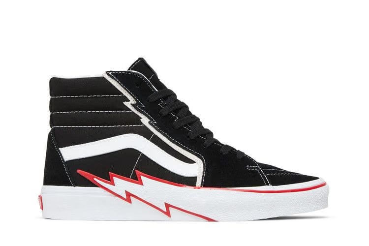 Vans Sk8-Hi Bolt - Black Racing Red