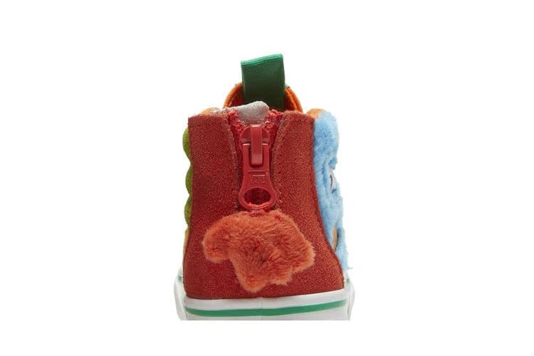 Sesame Street x Vans Sk8-Hi Zip Toddler Cookie Monster