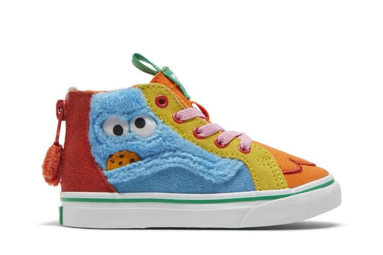 Sesame Street x Vans Sk8-Hi Zip Toddler Cookie Monster