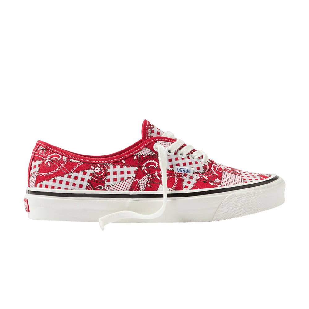 WP x Vans Authentic 44 DX Paisley Patchwork - Racing Red