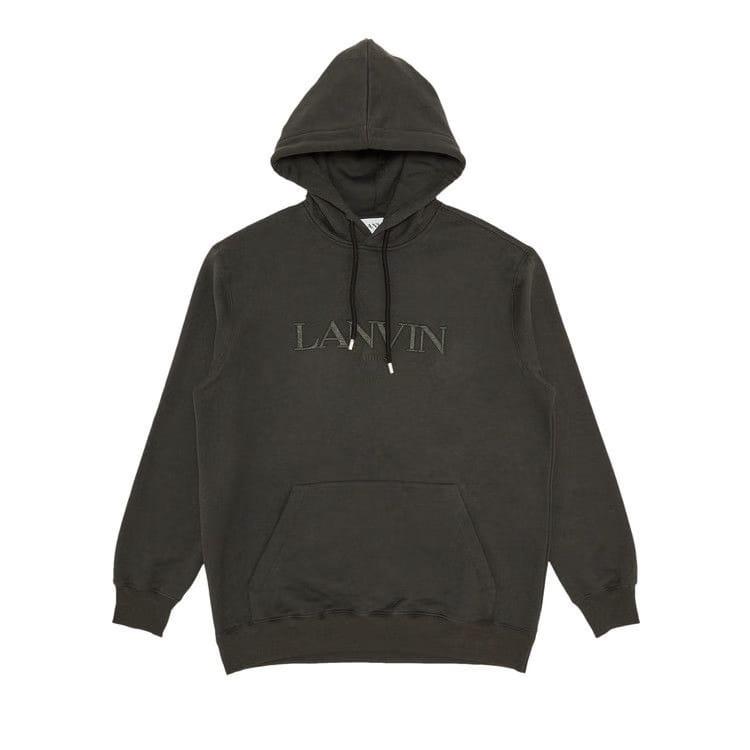 Lanvin Paris Oversized Hoodie Loden