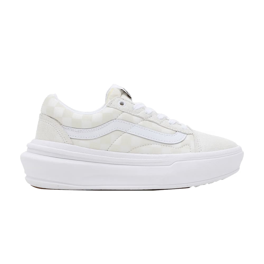 Vans Old Skool Overt ComfyCush Checkerboard - White