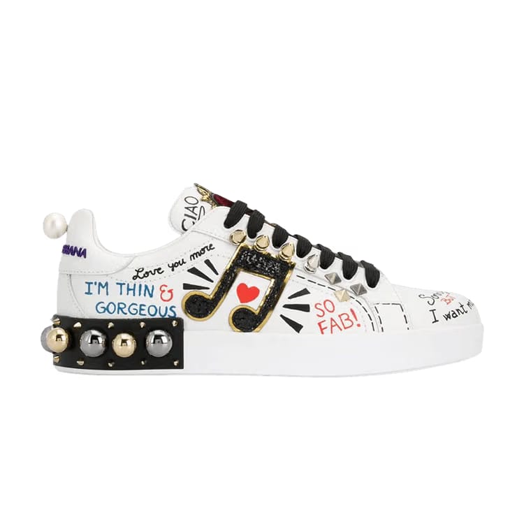 Dolce & Gabbana Wmns Portofino 'Musical Note Patch'