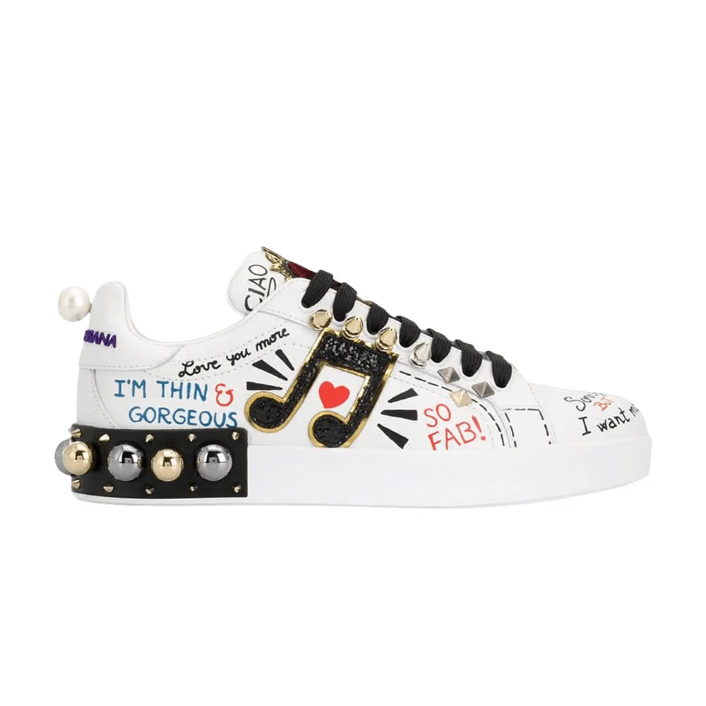 Dolce & Gabbana Wmns Portofino 'Musical Note Patch'