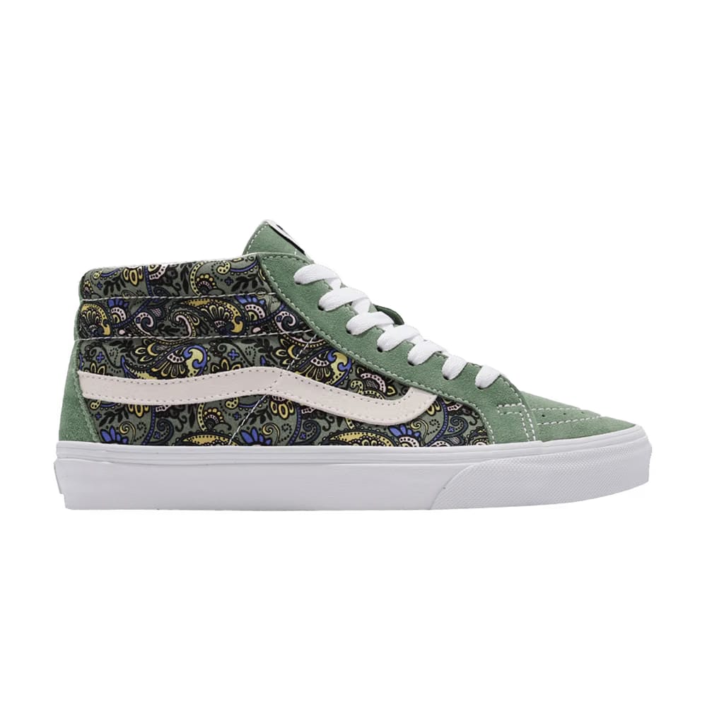 Vans Sk8-Mid Reissue Paisley - Hedge Green