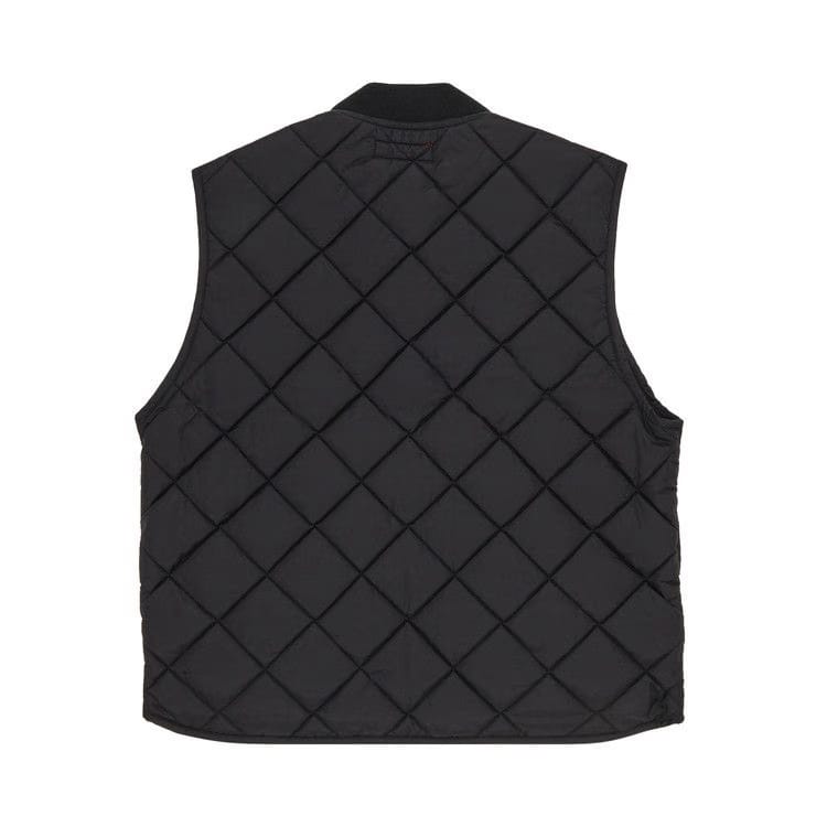 Supreme Pins Quilted Work Vest Black