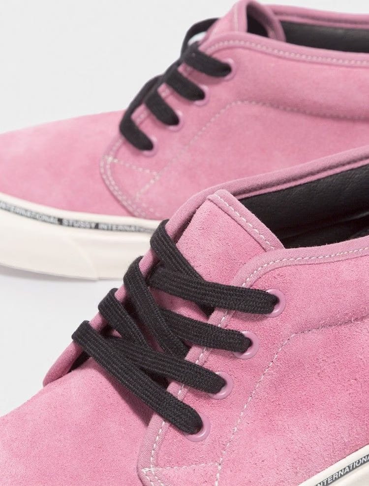 Stussy x Vans Chukka LX Rose
