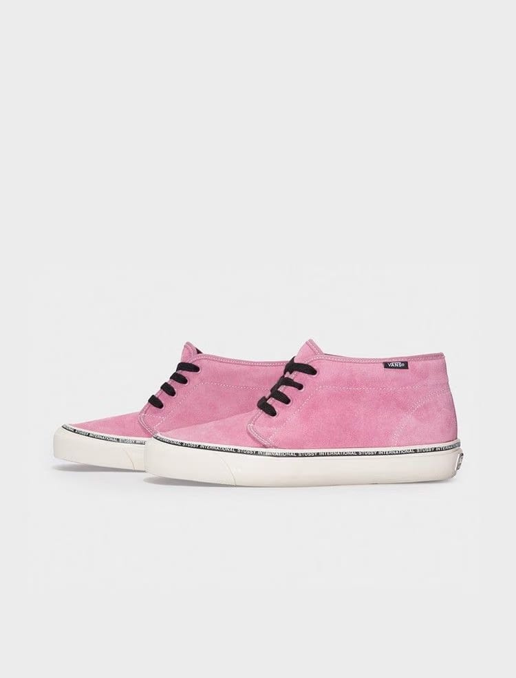 Stussy x Vans Chukka LX Rose