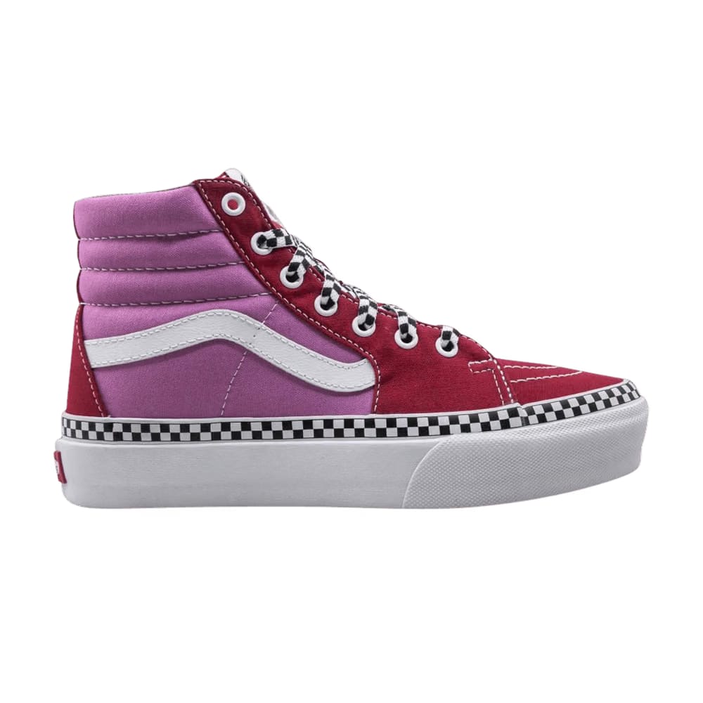 Vans Sk8-Hi Platform 2 2 Tone Heart - Chili Pepper Fuchsia Pink