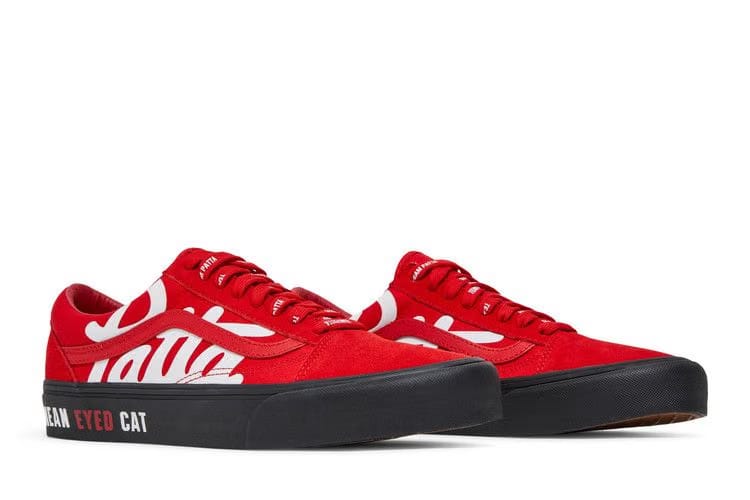 Patta x Vans Old Skool VLT LX Mean Eyed Cat - High Risk Red