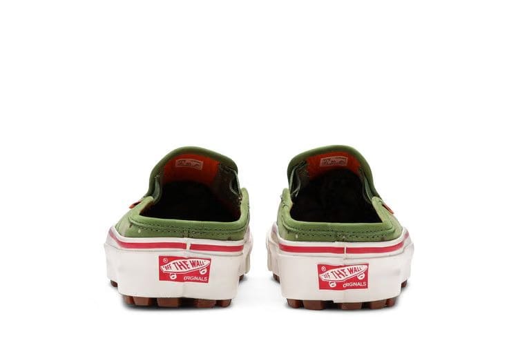 LQQK Studios x Vans OG Mule LX Circle V - Splatter Green