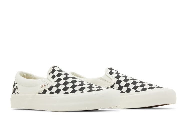 Vans Slip-On VR3 Black Marshmallow Checkerboard