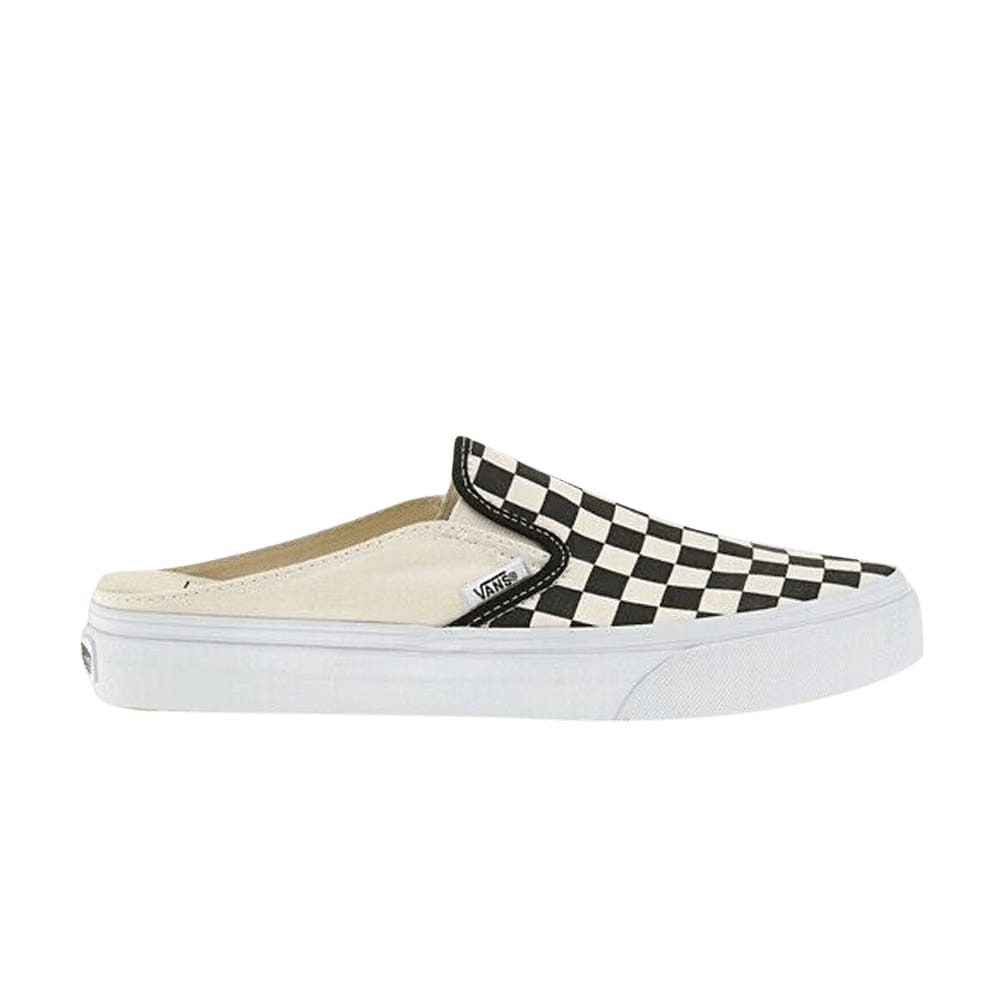 Vans Classic Slip-On Mule Checkerboard - Black