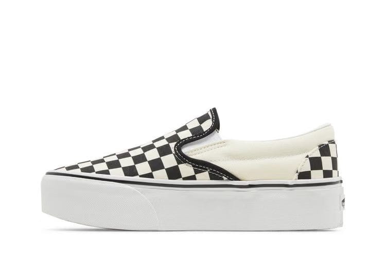 Vans Classic Slip-On Stackform Checkerboard - Black White