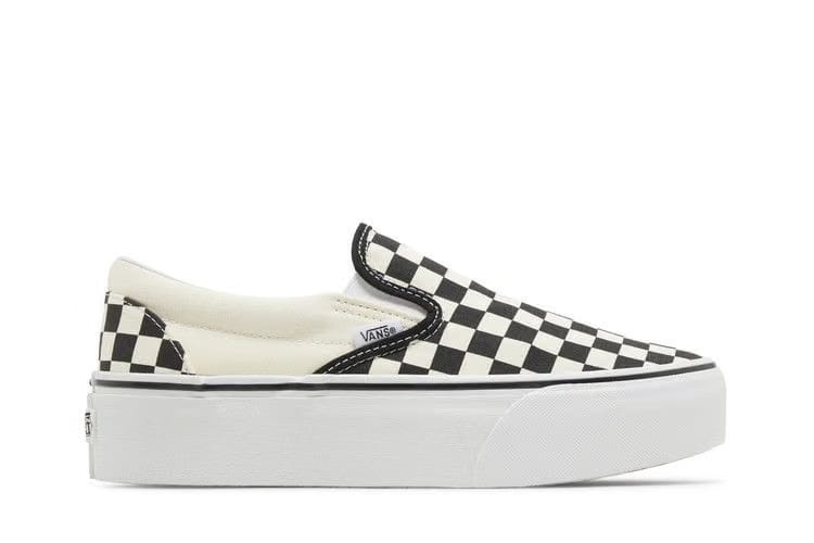 Vans Classic Slip-On Stackform Checkerboard - Black White