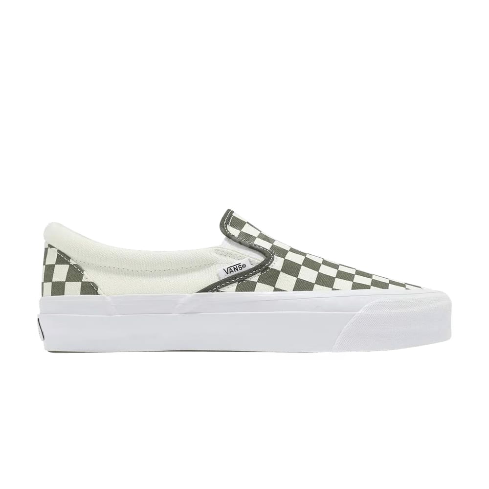 Vans Classic Slip-On 98 LX Checkerboard - Grape Leaf Green