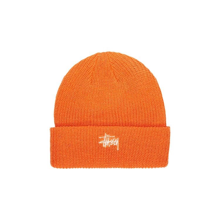 Stussy Basic Cuff Beanie Orange