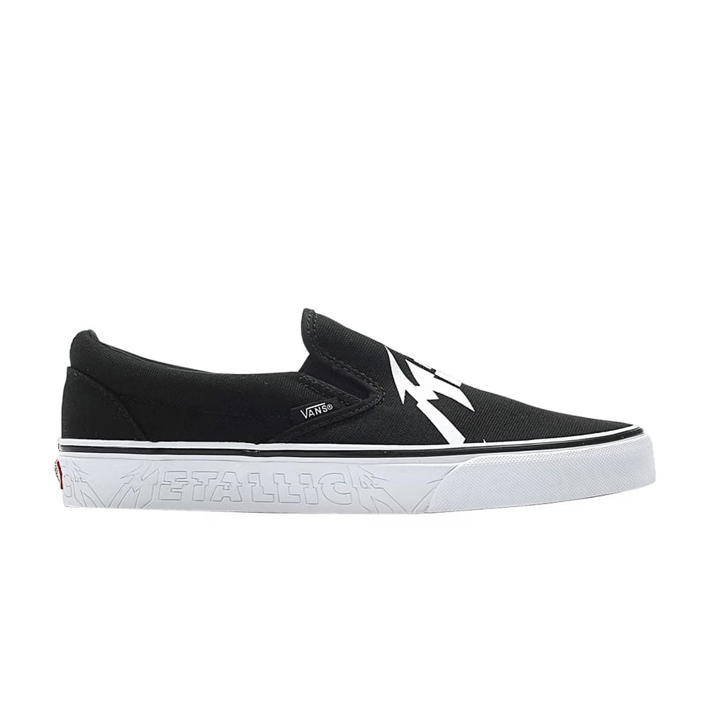 Vans Metallica x Classic Slip-On Black White