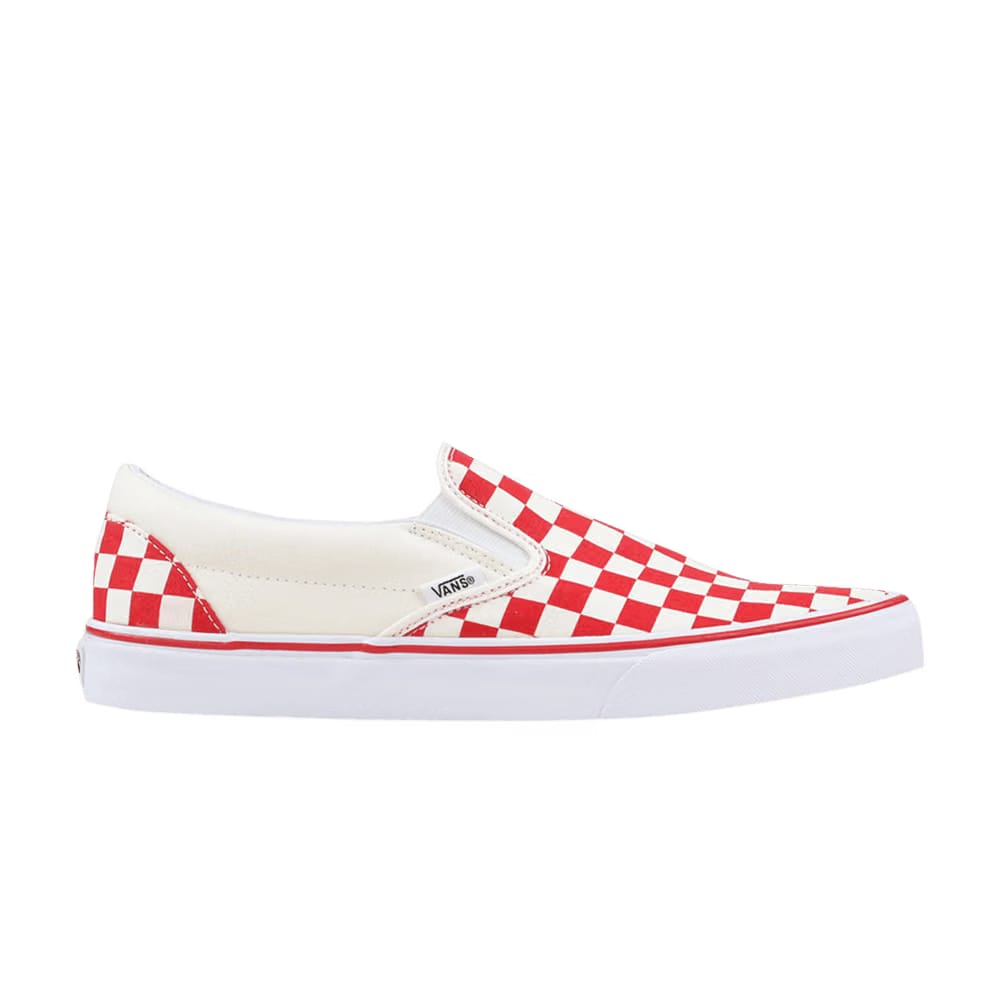 Vans Classic Slip-On Checkerboard Red