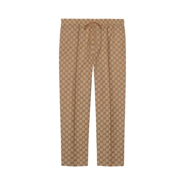 Gucci GG Canvas Jogging Pant Camel