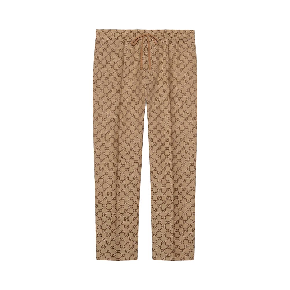 Gucci GG Canvas Jogging Pant Camel