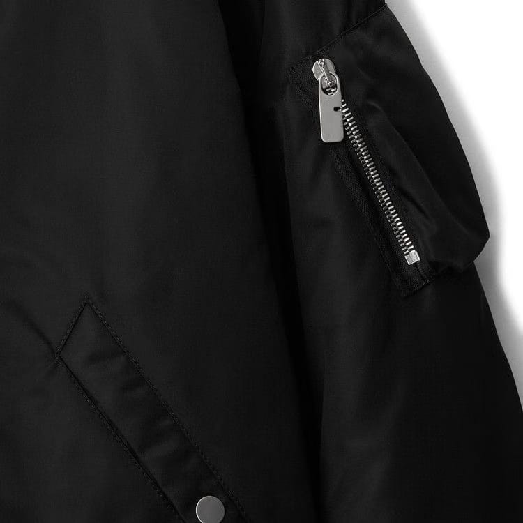 Burberry Arm Pocket Bomber Jacket Black