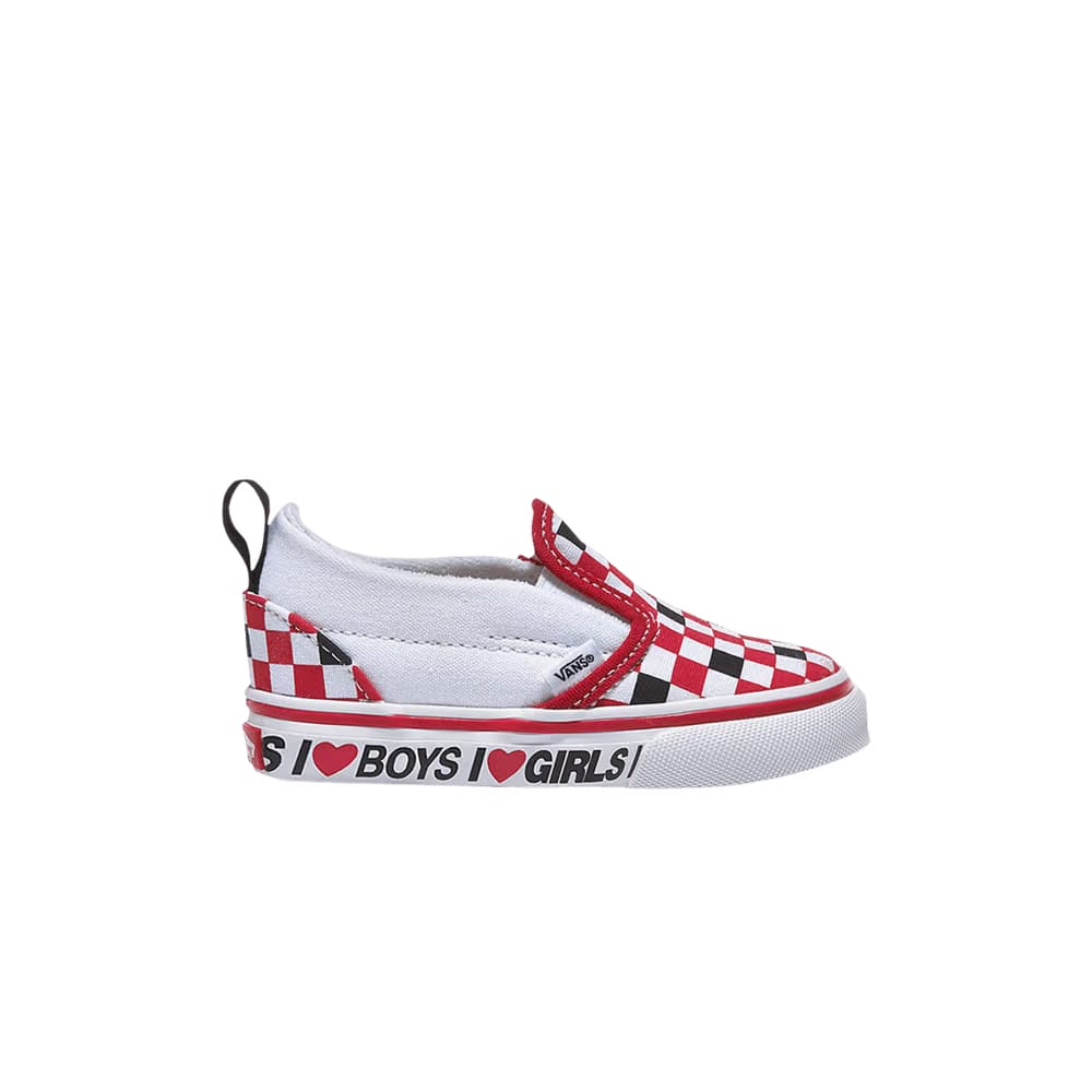 Vans Classic Slip-On V Toddler Checkerboard - I Heart