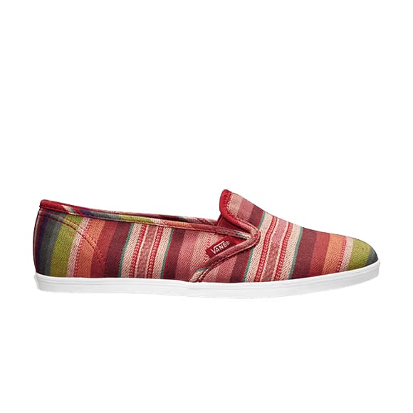 Wmns Slip Lo Pro Stripes Chili White