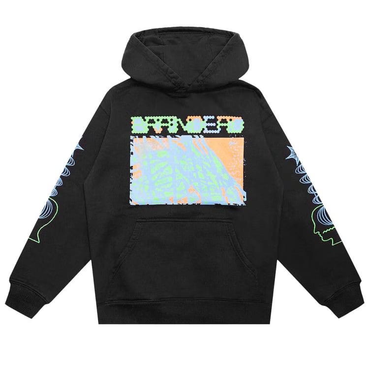 Brain Dead Videosphere Hoodie Black