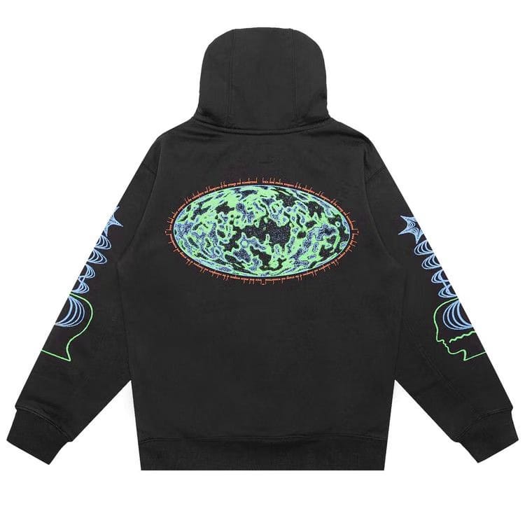 Brain Dead Videosphere Hoodie Black