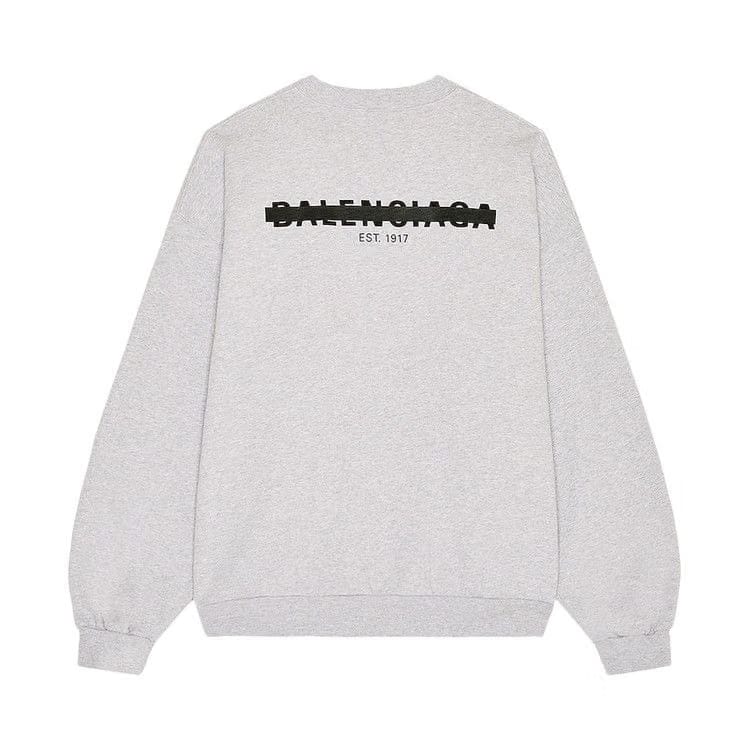 Balenciaga Oversized Crewneck Dark Heather Grey