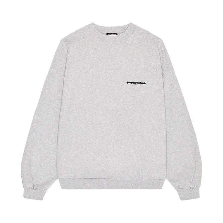 Balenciaga Oversized Crewneck Dark Heather Grey