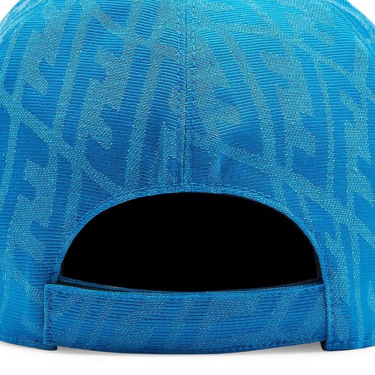 Fendi FF Print Baseball Cap Light Blue