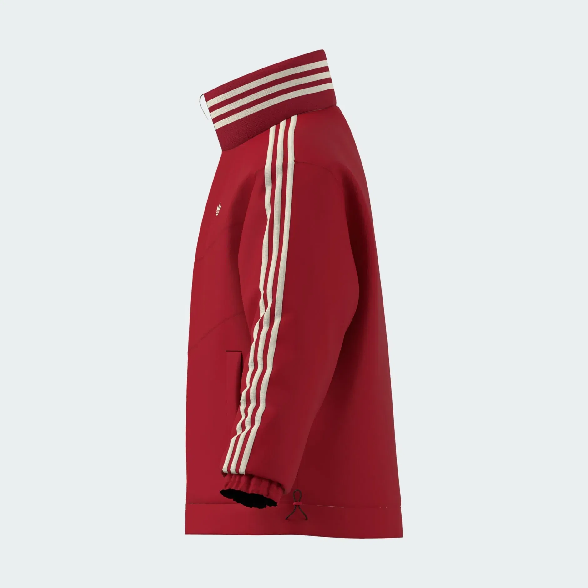 LNY JACKET PADDED Black / Better Scarlet
