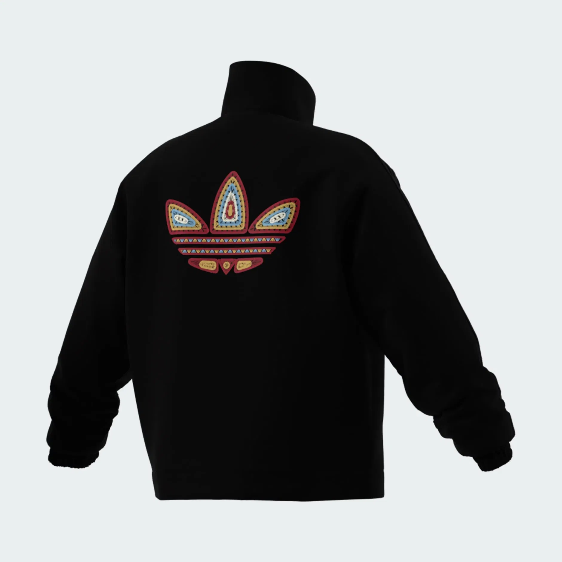 LNY JACKET PADDED Black / Better Scarlet